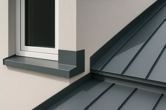 Fensterbank aus Blech für Moderne Häuser